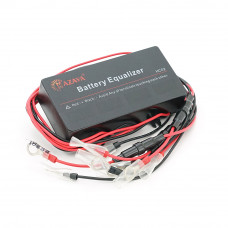 Балансир HC02 для акумуляторних батарей AGM, GEL, Li-ion, LiFePo4, 48V, 10A, 4S, LED індикація, 62x124x27mm