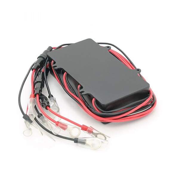 Балансир HC02 для акумуляторних батарей AGM, GEL, Li-ion, LiFePo4, 48V, 10A, 4S, LED індикація, 62x124x27mm