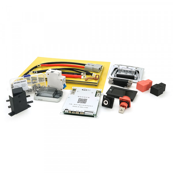 Комплект для складання акумуляторів, 24V280Ah, корпус+BMS+комплектуючі, BMS: JK-B1A820P 1a, 400x400x240mm