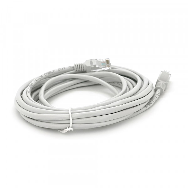 Патч-корд литий RITAR, CCA, UTP, RJ45, Cat.5e, 5m, сірий
