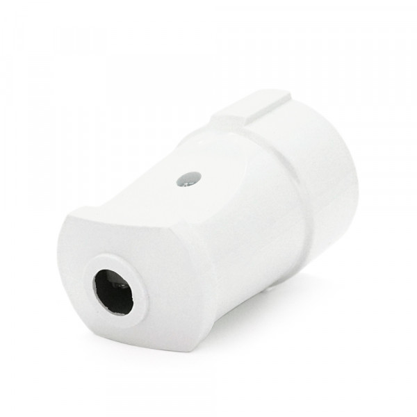 Штепсельний роз'єм з заземленням 16A 250V A102, White, Q15