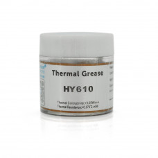 Паста термопровідна HY-610 10g, банку, Gold,> 3,05W / m-K, <0.073 ° C-in² / W, -30 ° ≈280 °, В'язкість -1K cPs, OEM Q38