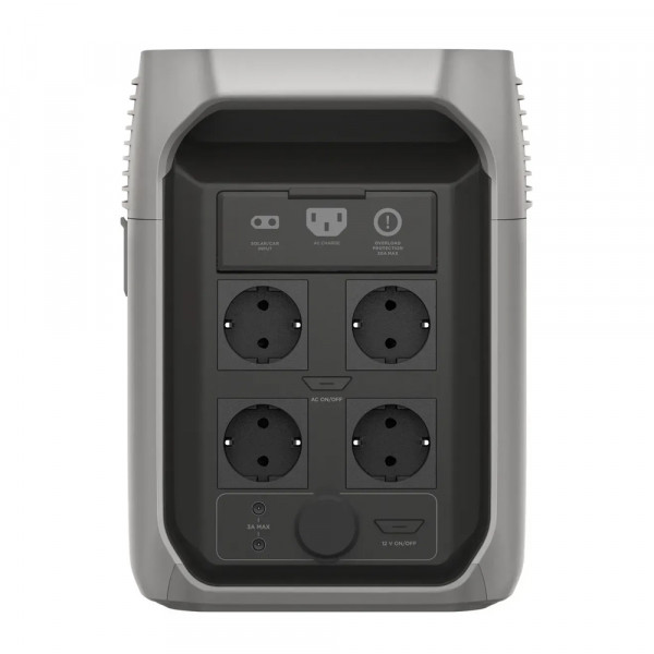 Портативна зарядна станція EcoFlow DELTA 3 1500 (ємність 1536 Вт·год), 3000 циклів, потужність 1800 Вт (пікова 3600 Вт), 400*211*281 мм, вага 16.5кг.