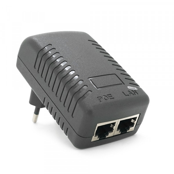 POE інжектор 12V 2A (24Вт) із портами Ethernet 10/100Мбіт/с