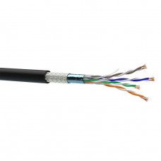 Кабель Одескабель КГПВсЕО-ВП (100) 4*2*AWG25/7 SF/UTP-cat.5E patch), CU, спеціальний компаунд на основі PVC, подвiйний екран. багатожильний, 305м.