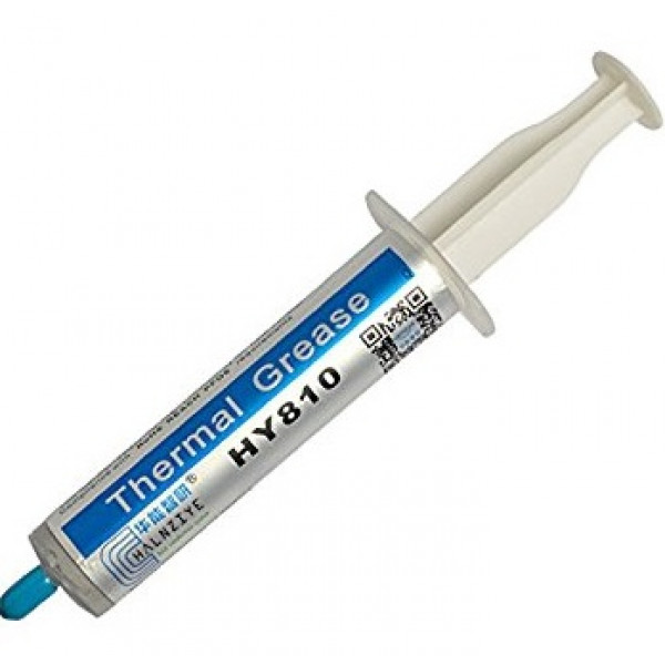 Паста термопровідна HY-810 5g, шприц, Grey, >4,63W/m-K, <0.0087°C-in²/W, -30°≈280°, OEM Q20