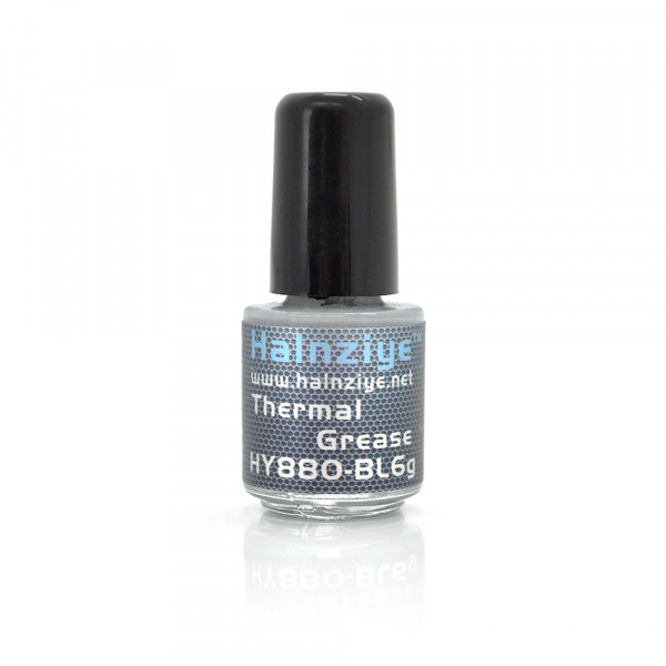 Паста термопровідна HY-880 6g, пляшка, Grey,> 5,15W / m-K, <0.004 ° C-in² / W, -30 ° ≈340 °, BOX