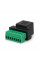 Роз'єм для підключення RJ-45(F) (8 контактів) з клемами під кабель Q100