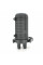 Муфта оптична Merlion ML-OP-F101H-24C, герметична, 4 введення, до 4-х касет, до 24 зварок, матеріал PP