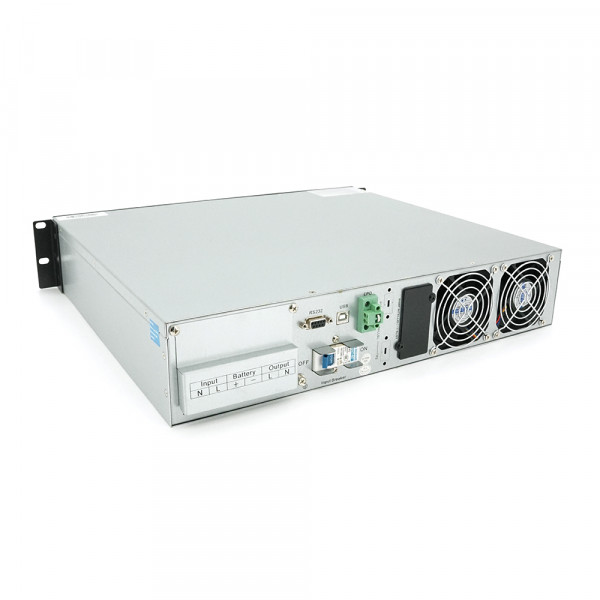 ИБП з правильною синусоїдою ONLINE Ritar RT-6KL-LCD, RACK 6000VA (5400Вт), 192В, Струм макс. 5A, під зовнішній АКБ, (482*420*87))
