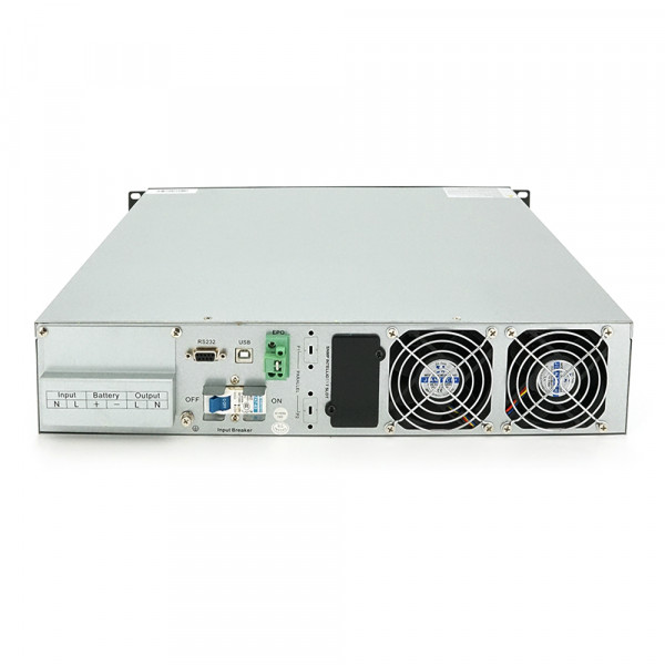 ИБП з правильною синусоїдою ONLINE Ritar RT-6KL-LCD, RACK 6000VA (5400Вт), 192В, Струм макс. 5A, під зовнішній АКБ, (482*420*87))
