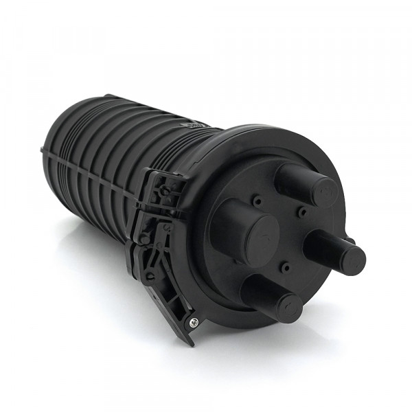 Муфта оптична Merlion ML-OP-F102H-48C, герметична, 4 введення, до 4-х касет, до 48 зварок, матеріал PP