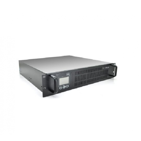 ДБЖ ONLINE Ritar RT-3KSLI-LCD, RACK 3000VA (3000Вт), LiFePO4 76.8V 829Wh 2000C, charge 4-12A, 110-300V, 18.3 kg (438*532*88), Q1