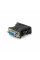 Перехідник VGA (мама) / DVI-I 24 + 5 (тато) Black Q50
