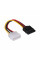 Перехідник живлення SATA (4P-1xSATA), 0.2m, Пакет