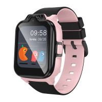 Дитячий смарт годинник Hoco Y104, 4G, GPS, Wi-Fi, HD камера, 1.69" HD-дисплей, дзвінки, відеодзвінки, голосові повідомлення, Pink, Box