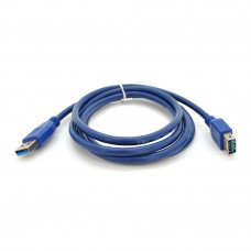Подовжувач USB 3.0 AM/AF, 1.5m, Blue, Пакет
