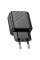 СЗУ 110-240V HOCO CS23A USB-C+USB, 30W, Black, Box