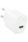 СЗУ 110-240V HOCO CS52A 1xUSB, 18W, White, Blister