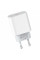 СЗУ 110-240V HOCO C76APlus, USB-C, PD20W, PPS, QC3.0, White, Box