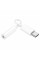 Набір СЗУ 110-240V HOCO C76A Pro+ Lighting кабель, USB-C, PD30W, кабель 1м, White, Box