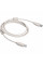 Кабель USB 2.0 AM/BM  1 ferite, пакет, довжина 1,8 м., білий