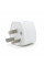 Перехідник на євророзетку TEFAL AU White, 3pin, 250V, 10A, в упаковці 20 штук, ціна за штуку, Q1000