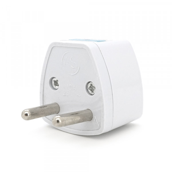 Перехідник на євророзетку TEFAL EU White, 2pin, 250V, 10A, в упаковці 20 штук, ціна за штуку, Q1000