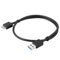 Кабель Usb 3.0 AM to Micro-B, 1.5m, для жорстких дисків, Black