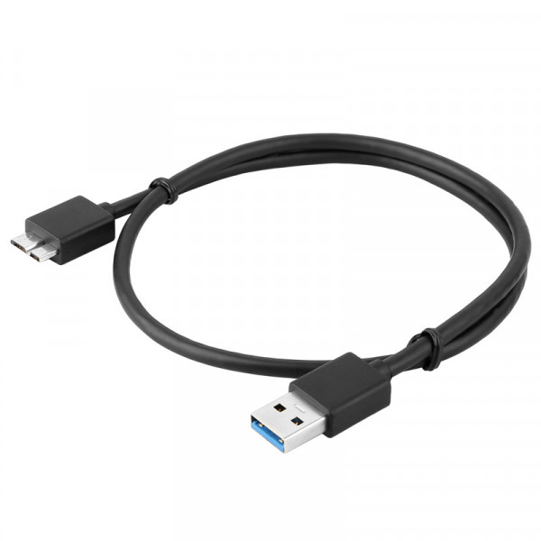 Кабель Usb 3.0 AM to Micro-B, 1.5m, для жорстких дисків, Black