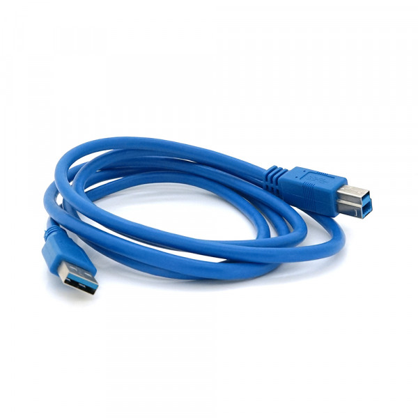 Кабель USB 3.0 AM/BM 1,5 м blue для периферії