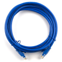 Патч-корд литой RITAR, UTP, RJ45, Cat.6, 2m, синий, Cu (медь)