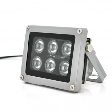 Прожектор спрямований з сутінковим датчиком YOSO 12V 12W, 6LED, IP66, кут огляду 60 °,робоча відстань до 30м, 113*84*86мм, BOX
