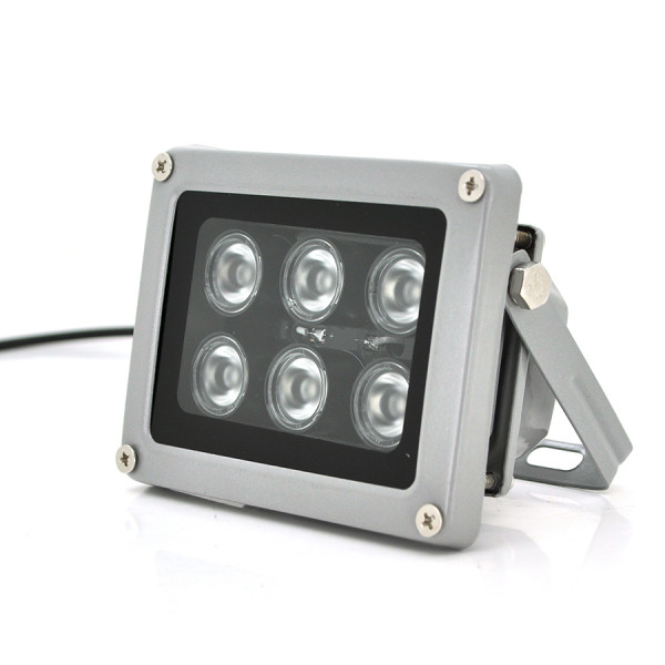 Прожектор спрямований з сутінковим датчиком YOSO 12V 12W, 6LED, IP66, кут огляду 60 °,робоча відстань до 30м, 113*84*86мм, BOX