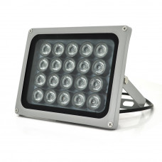 ІЧ-прожектор YOSO. 12V, 40W, 20LED, IP66, 850Нм, кут огляду 60 °, дальність до 80м.