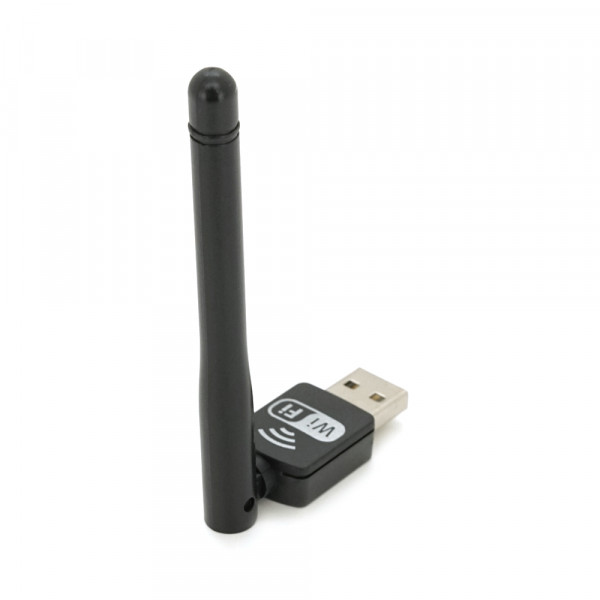 Бездротовий мережевий адаптер з антеною 10см Wi-Fi-USB LV-UW10 -2DB MTK7601, 802.11bgn, 150MB, 2.4 GHz, WIN7 / XP / Vista / 2K /MAC/LINUX