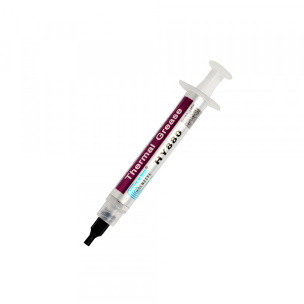 Паста термопровідна HY-880 3g, шприц, Grey,> 5,15W / m-K, <0.004 ° C-in² / W, -30 ° ≈340 °, Блистер Q50