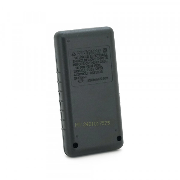 Мультиметр DT-182, Вимірювання: V, A, R, 110г, 100*50*20mm, Q100