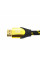 Кабель Ritar PL-HD207 HDMI-HDMI 19 + 1, UltraHD 8K 60HZ, 4K 120HZ, 5.0m, v2,1, OD-6.3mm, з фільтром, в оплетке Black / Gold, коннектор Gold, Blister, Q50