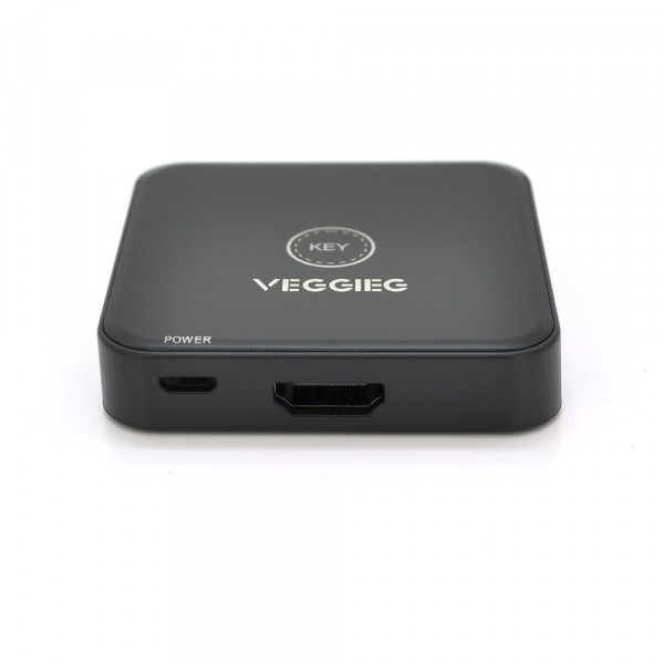 Перемикач двоскерований VEGGIEG V-HD01 HDMI2.0 з живлення через USB, підтримує 2Kx4K, 30Hz, Black, Box