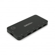 HDMI свіч VEGGIEG V-HD05 4k x 2k, 5 x 1 портів, з USB-кабелем і пультом дистанційного керування, Black, Blister