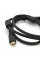 Кабель Ritar PL-HD348 HDMI-HDMI Ultra HD 4K, 1080P, 3.0m, v1,4, OD-7.3mm, з фільтром, круглий Black, конектор Gold, Пакет, Q80