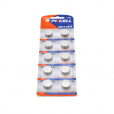 Батарейка лужна PKCELL 1.5V LR44/AG13, 10 штук в блістері ціна за блістер, Q