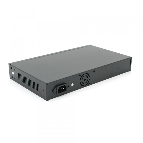 POE комутатор гігабітний Merlion 16 POE 10/100/1000 + 2 RJ45 10/100/1000 вбудований блок живлення 52V 4.8A