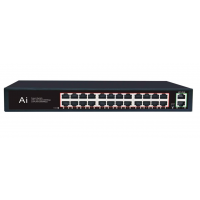 Комутатор Merlion MG1026 26 портів Ethernet 10/100/1000 Мбіт/сек. метал AC220V.
