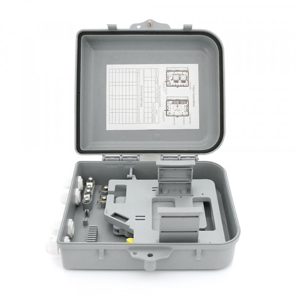 PON - box Merlion ML-OP-S231-SC 24-канальний, SC Simplex adapter, матеріал ABS/PP, IP65