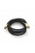 Кабель Merlion HDMI-HDMI 8K Ultra HD (7680x4320P), 1.5m, v2,1, круглий Black, коннектор Blue, Blister-box, Q100