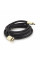 Кабель Merlion HDMI-HDMI 8K Ultra HD (7680x4320P), 5.0m, v2,1, круглий Black, коннектор Blue, Blister-box, Q50
