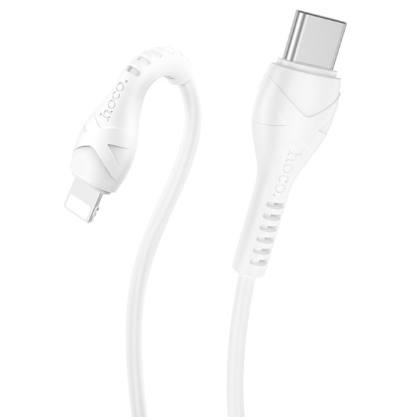 Кабель Hoco X37, Type-C-Lighting, 27W, White, довжина 0.5м, BOX