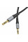 Кабель HOCO UPA26 DC3.5 тато-тато 1.0м, круглий в обплетенні, Black, Box